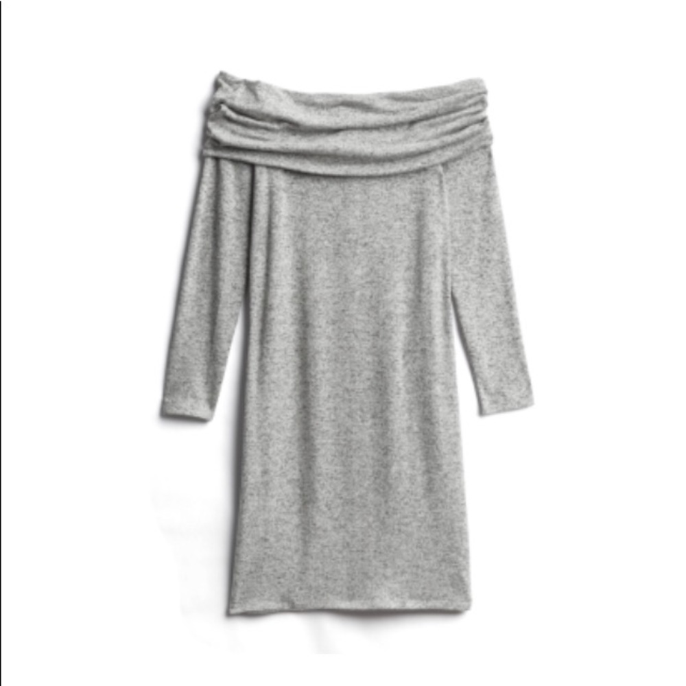 Maria Maternity Off the Shoulder Hacci Dress